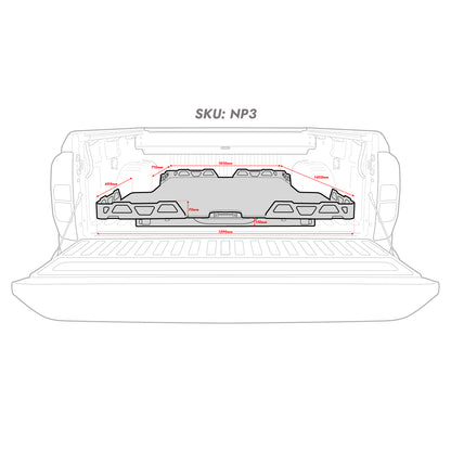 HSP Load Slide Suits Dual Cab Navara D23 - 2015+ & D23 - 2021+