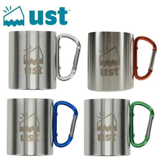 Double Wall Steel Mug w Carabiner