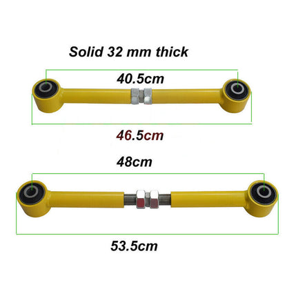 Pair Adjustable Upper Trailing Arms Fit For Toyota Landcruiser 80 105 Series