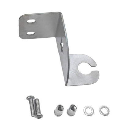 Rear Bonnet Hinge UHF Mount Antenna Bracket Fit For 76 Series LH 2mm Stainless Steel