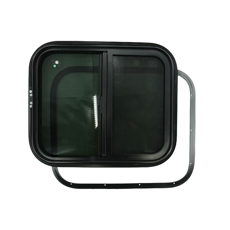Caravan Sliding Window 600x500mm Fit For UTE Canopies RV Caravans Motor Homes Horse Floats 30-90mm Caravan Wall Thickness