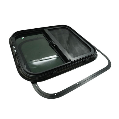 Caravan Sliding Window 600x500mm Fit For UTE Canopies RV Caravans Motor Homes Horse Floats 30-90mm Caravan Wall Thickness