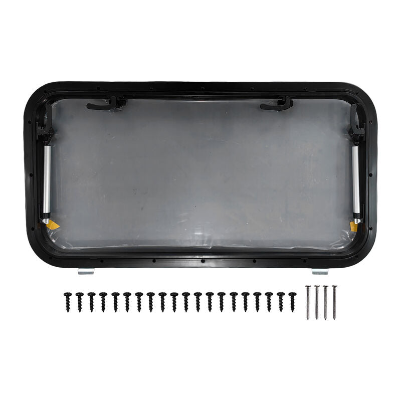 Caravan Double Glazed Push Out Window 1000x500mm Fit For UTE Canopies RV Caravans Motor Homes Horse Floats
