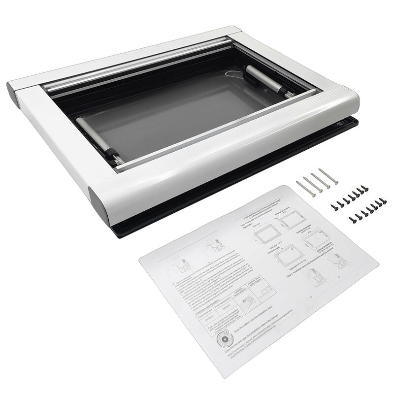 RV Caravan Push Out Flat Window 350x500mm Fit For RVs Campers Mobile Homes