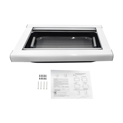 RV Caravan Push Out Flat Window Rounded Corner 350x500mm Fit For RVs Campers Mobile Homes