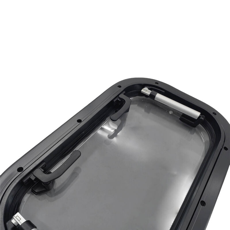 RV Caravan Push Out Flat Window Rounded Corner 350x500mm Fit For RVs Campers Mobile Homes