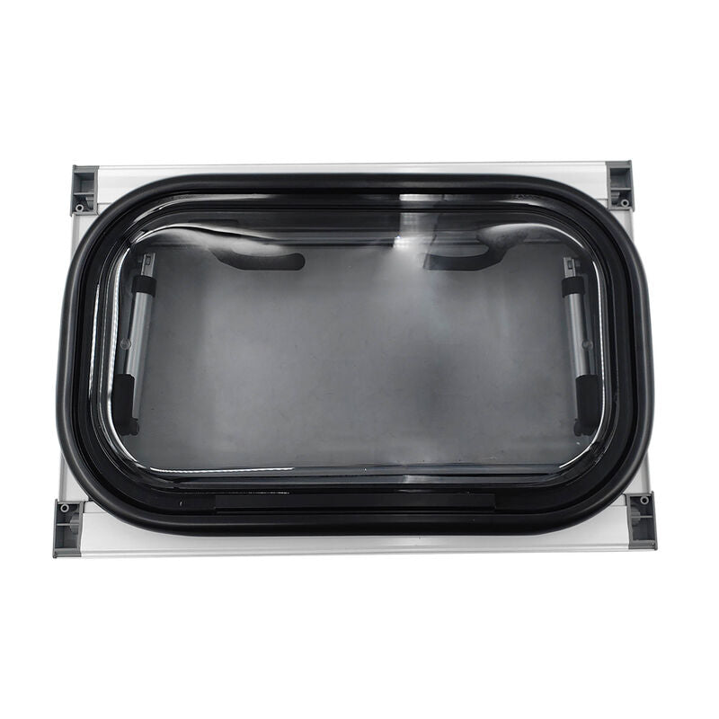 RV Caravan Push Out Flat Window Rounded Corner 350x500mm Fit For RVs Campers Mobile Homes