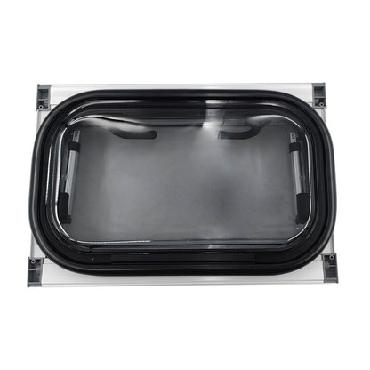 RV Caravan Push Out Flat Window Rounded Corner 350x500mm Fit For RVs Campers Mobile Homes