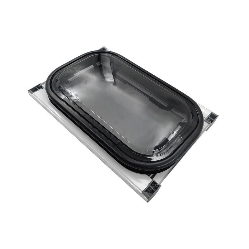 RV Caravan Push Out Flat Window Rounded Corner 350x500mm Fit For RVs Campers Mobile Homes