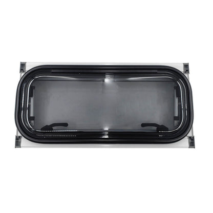 RV Caravan Push Out Flat Window Rounded Corner 300x700mm Fit For RVs Campers Mobile Homes