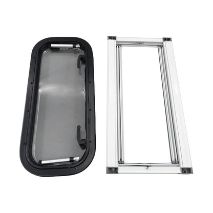RV Caravan Push Out Flat Window Rounded Corner 300x700mm Fit For RVs Campers Mobile Homes