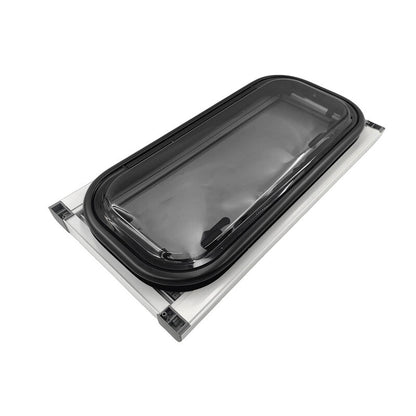 RV Caravan Push Out Flat Window Rounded Corner 300x700mm Fit For RVs Campers Mobile Homes