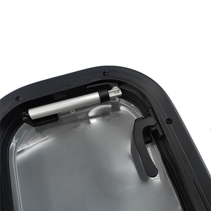 RV Caravan Push Out Flat Window Rounded Corner 300x700mm Fit For RVs Campers Mobile Homes