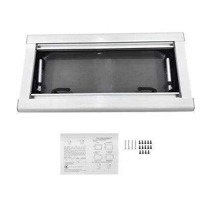 RV Caravan Push Out Flat Window Rounded Corner 300x700mm Fit For RVs Campers Mobile Homes
