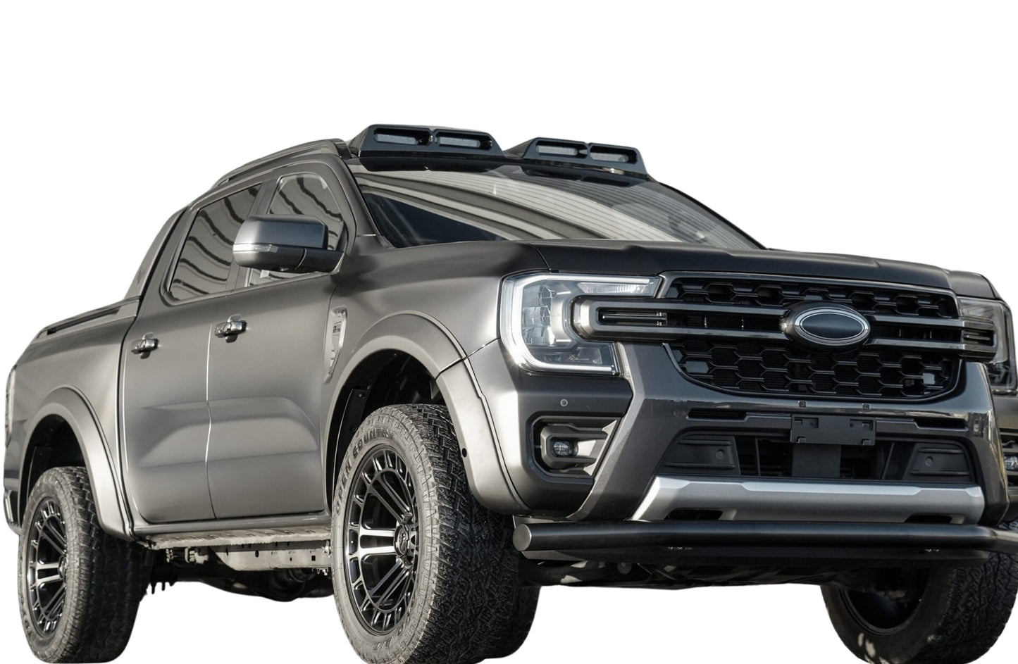 FORD RANGER NEXT GEN FENDER FLARES ABS PLASTIC 2022 (WITH SENSOR HOLES)