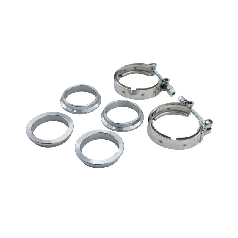 2 Inch V-Band Clamp Flange Kit Fit For Muffler Automobile Exhaust Pipe Pipe Connection Turbocharger