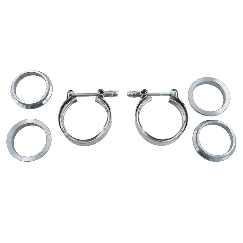 2 Inch V-Band Clamp Flange Kit Fit For Muffler Automobile Exhaust Pipe Pipe Connection Turbocharger