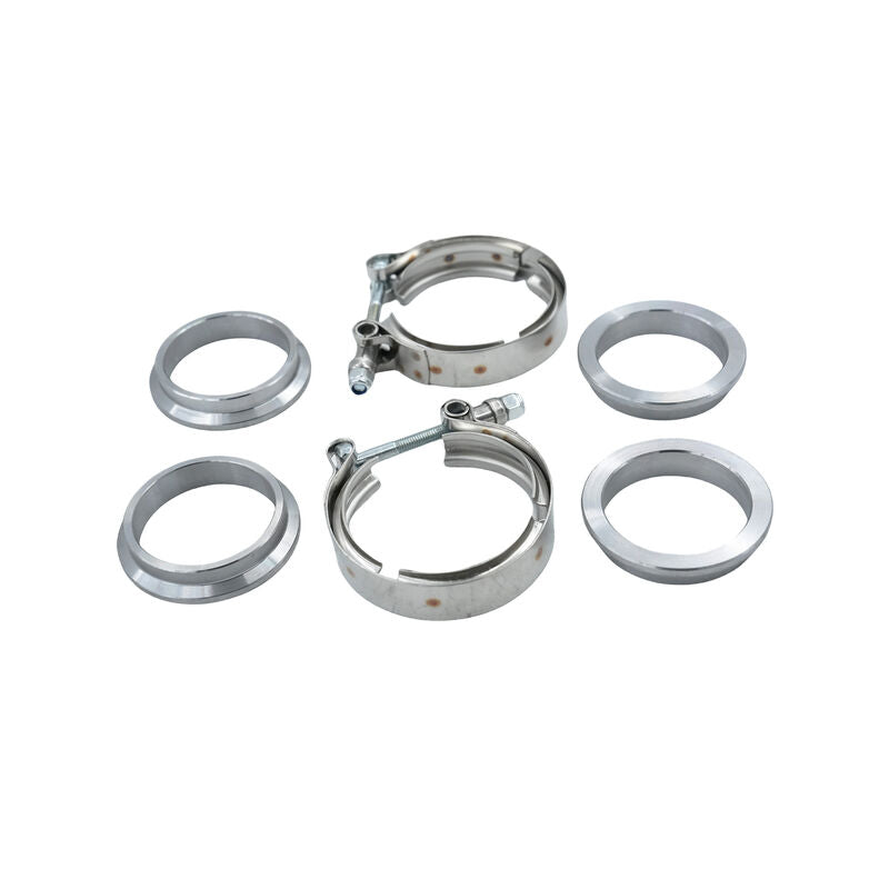 2 Inch V-Band Clamp Flange Kit Fit For Muffler Automobile Exhaust Pipe Pipe Connection Turbocharger