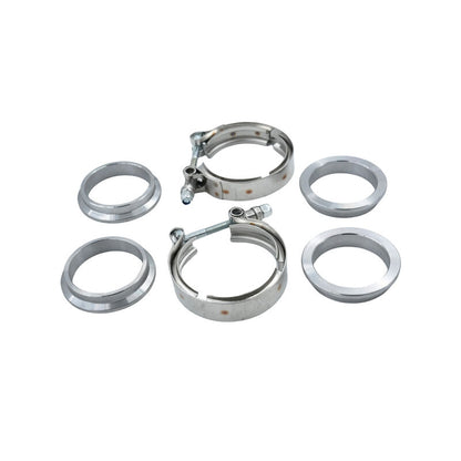 2 Inch V-Band Clamp Flange Kit Fit For Muffler Automobile Exhaust Pipe Pipe Connection Turbocharger
