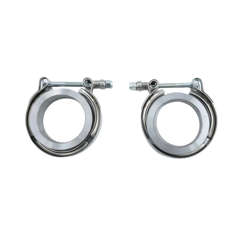 2 Inch V-Band Clamp Flange Kit Fit For Muffler Automobile Exhaust Pipe Pipe Connection Turbocharger