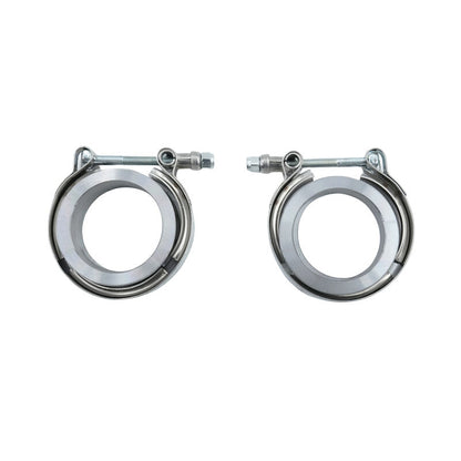 2 Inch V-Band Clamp Flange Kit Fit For Muffler Automobile Exhaust Pipe Pipe Connection Turbocharger