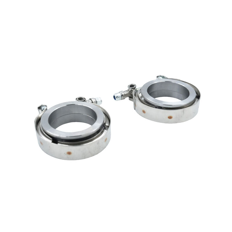2 Inch V-Band Clamp Flange Kit Fit For Muffler Automobile Exhaust Pipe Pipe Connection Turbocharger