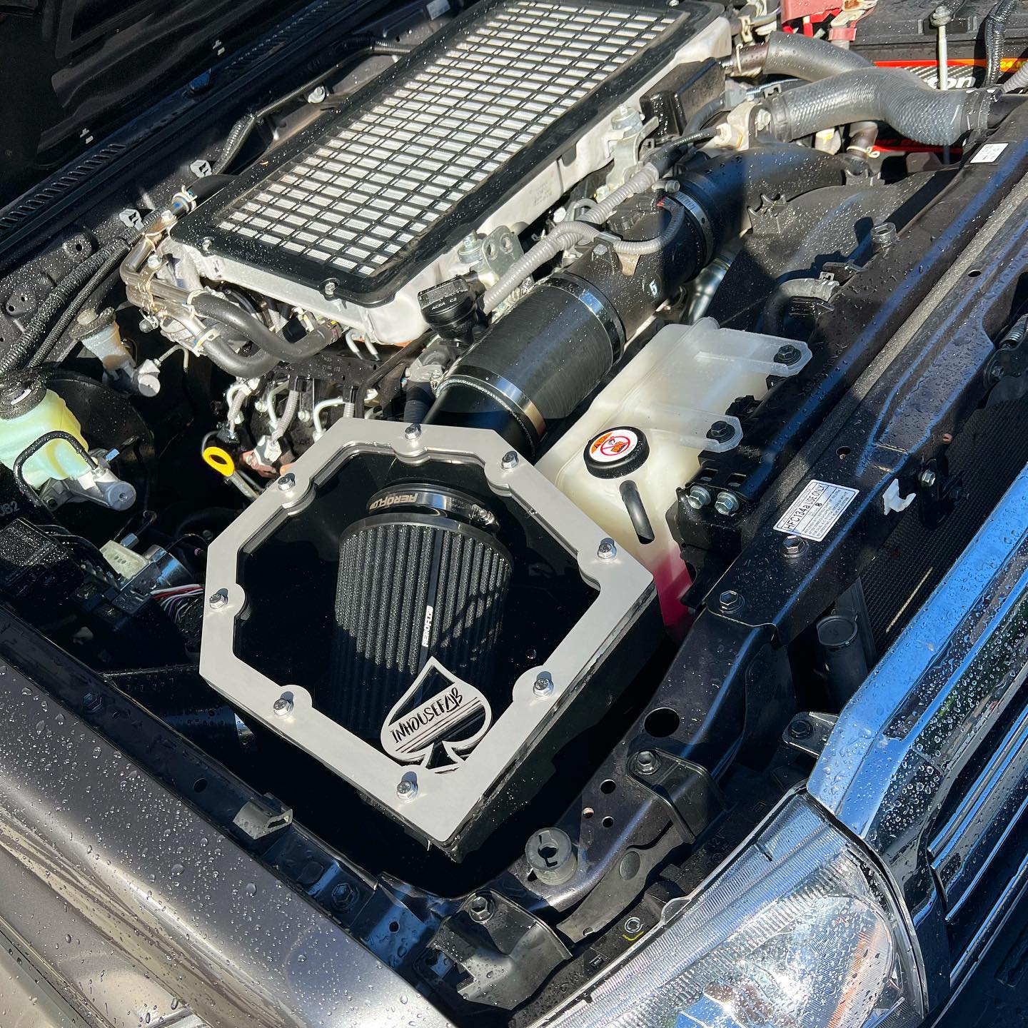 Toyota Landcruiser VDJ76-79 Series 4″ Stainless Steel Snorkel/Airbox Kit