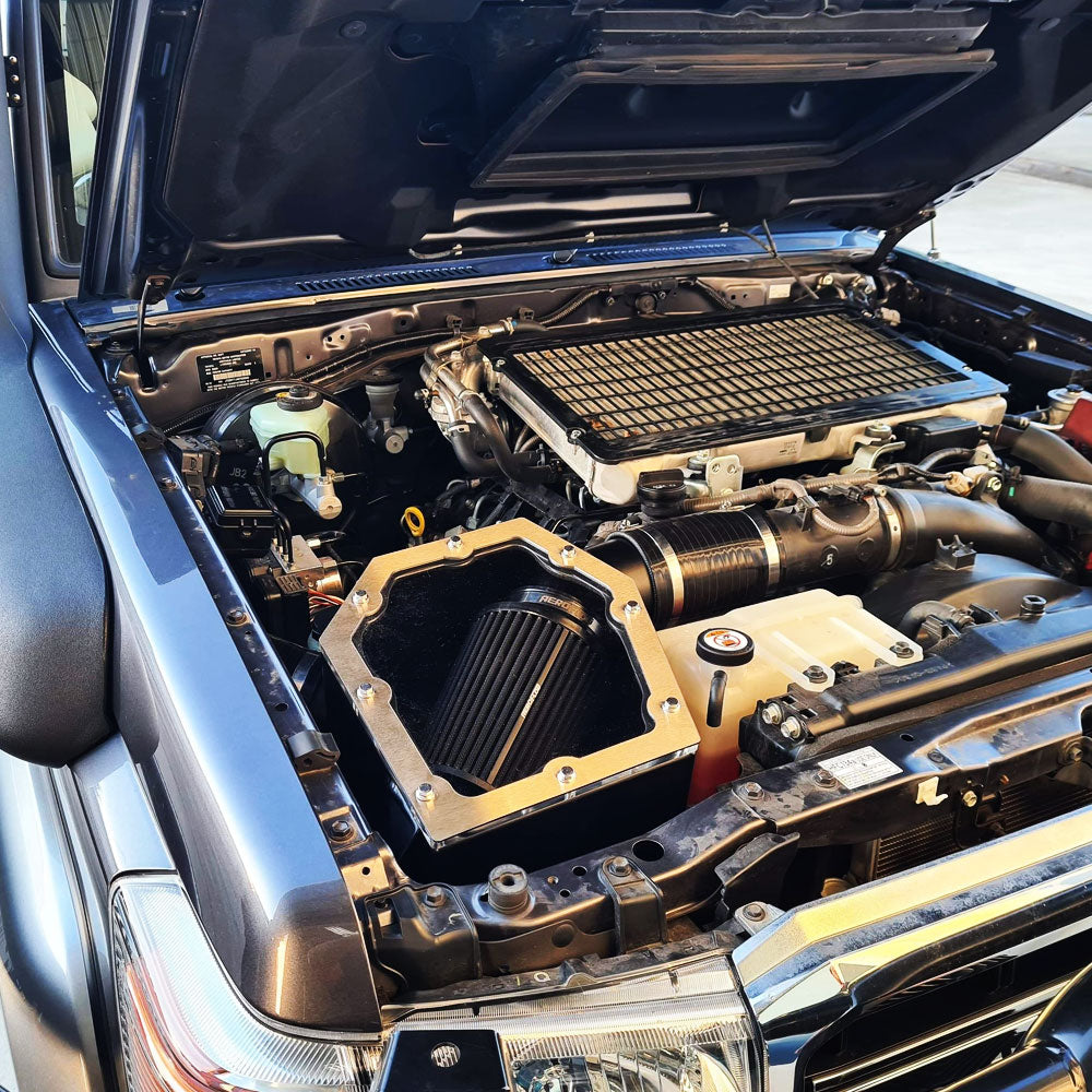 Toyota Landcruiser VDJ76-79 Series Alloy Airbox to suit Safari Armax Snorkel