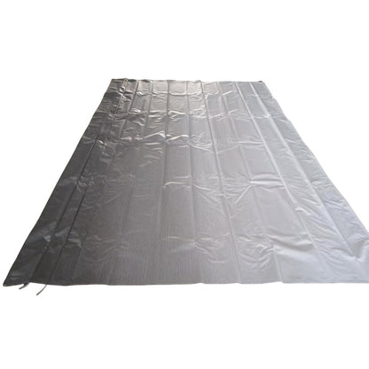 12 Ft Awning Vinyl Replacement Fabric Gray Fade Caravan Roll Out Awning 3.4m x 2.5m