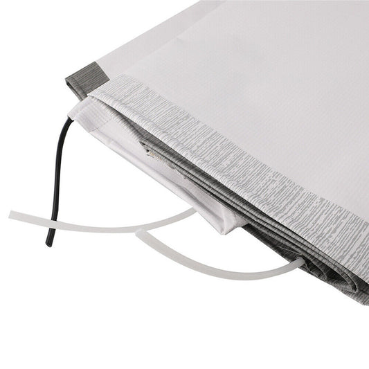 13 Ft Awning Vinyl Replacement Fabric Gray Fade Caravan Roll Out Awning 3.71m x 2.5m