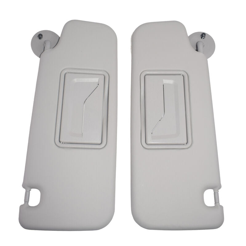 Sun Visor Left Passenger + Right Driver Side Fit For Holden Barina TM 2011-2018 Grey