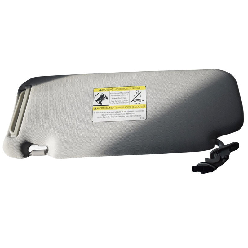 Pair Front Left + Right Hand Side Car Sunvisor Sun Visor Fit For Mazda CX-9 2010-2015 Gray