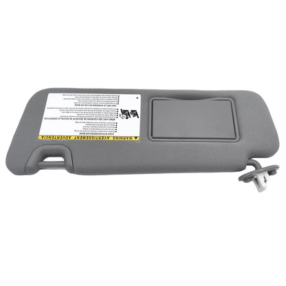 Sun Visor W/ Vanity Light Gray Left Hand Side Fit For Toyota Kluger Highlander 2010-2021 743200E070B0