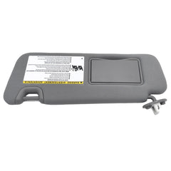 Sun Visor W/ Vanity Light Gray Left Hand Side Fit For Toyota Kluger Highlander 2010-2021 743200E070B0