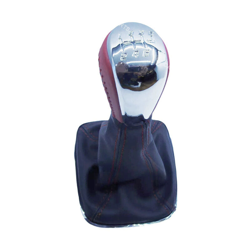 Manual Red Gear Knob With Boot Cover Fit For Holden Commodore VF SS SSV SV8
