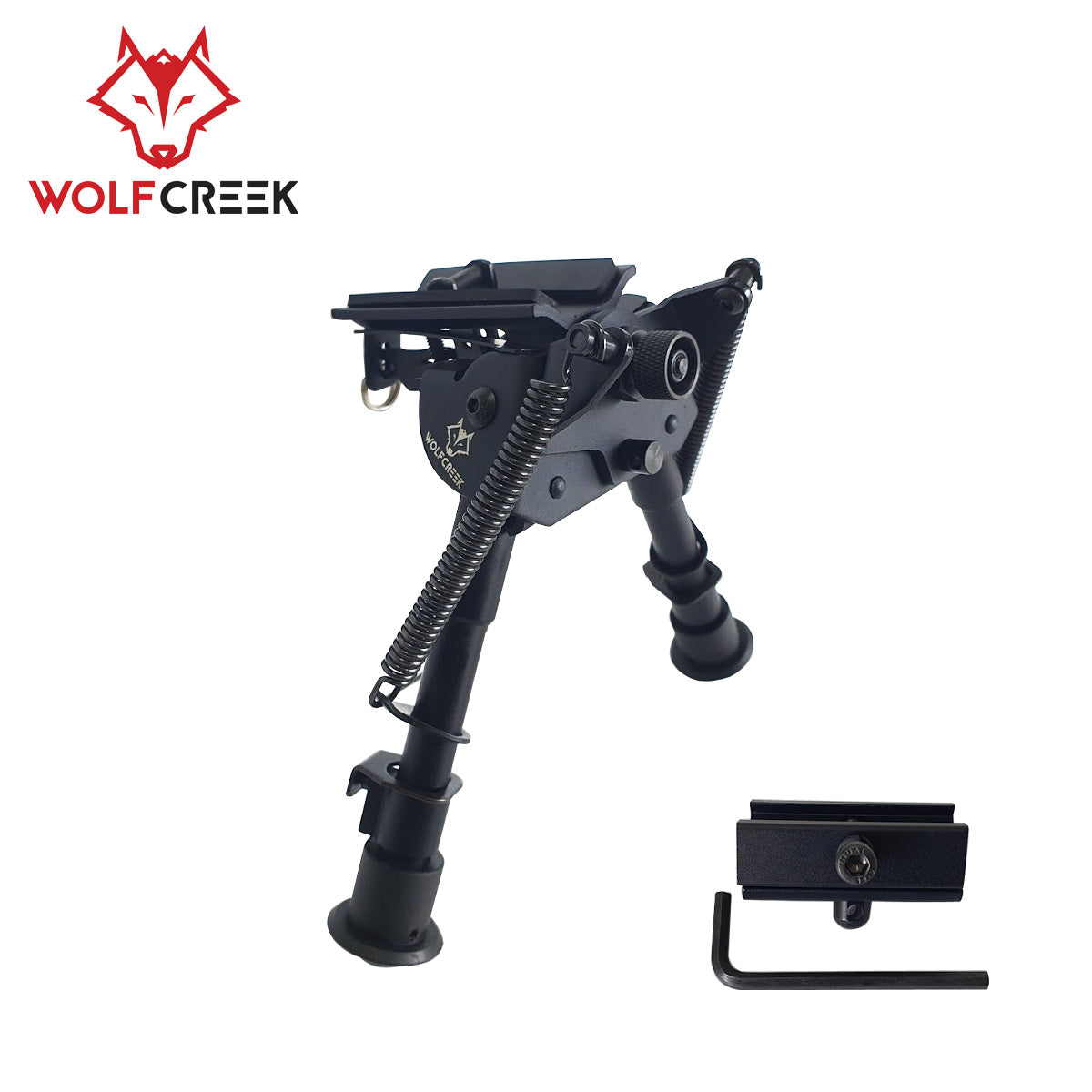 Wolf Creek Quick Draw 6"- 9" Swivel Bipod
