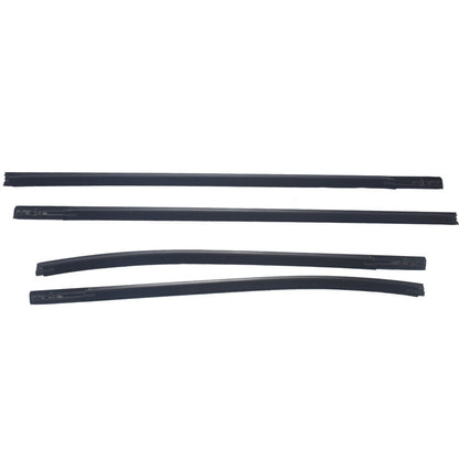 4 x Outer Door Window Rubber Seal Trim Fit For Ford Ranger PX XL 2012-2020