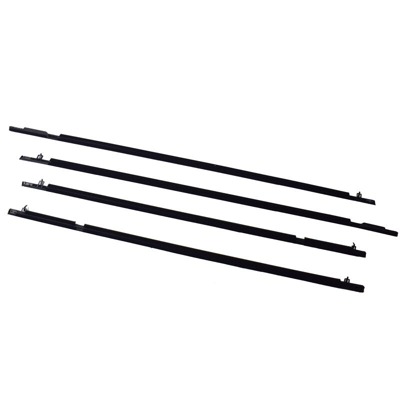 4 Pcs Window Door Belt Weather Strips Fit For Honda Civic 2006-2011 Weatherstrip Black