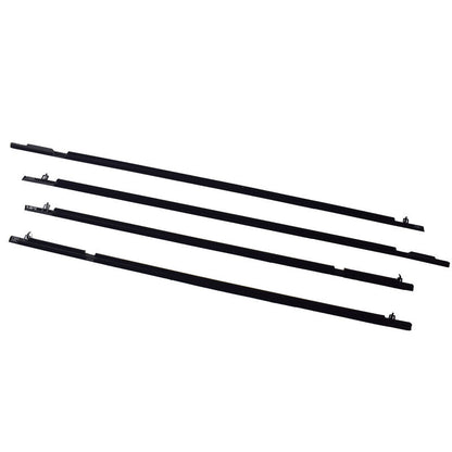 4 Pcs Window Door Belt Weather Strips Fit For Honda Civic 2006-2011 Weatherstrip Black