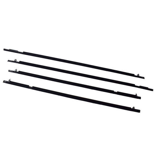 4 Pcs Window Door Belt Weather Strips Fit For Honda Civic 2006-2011 Weatherstrip Black