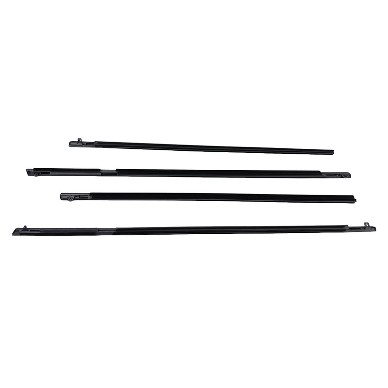 4Pcs Black Door Window Belt Mould Set Fit For Holden Commodore VE VF Sedan