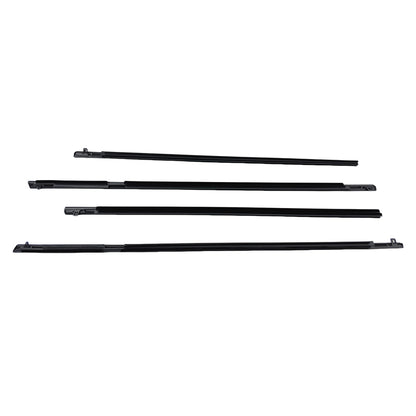 4Pcs Black Door Window Belt Mould Set Fit For Holden Commodore VE VF Sedan