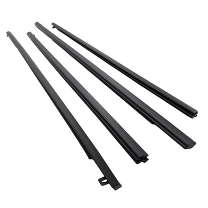 4Pcs Black Door Window Belt Mould Set Fit For Holden Commodore VE VF Sedan