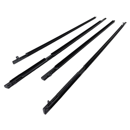 4Pcs Black Door Window Belt Mould Set Fit For Holden Commodore VE VF Sedan
