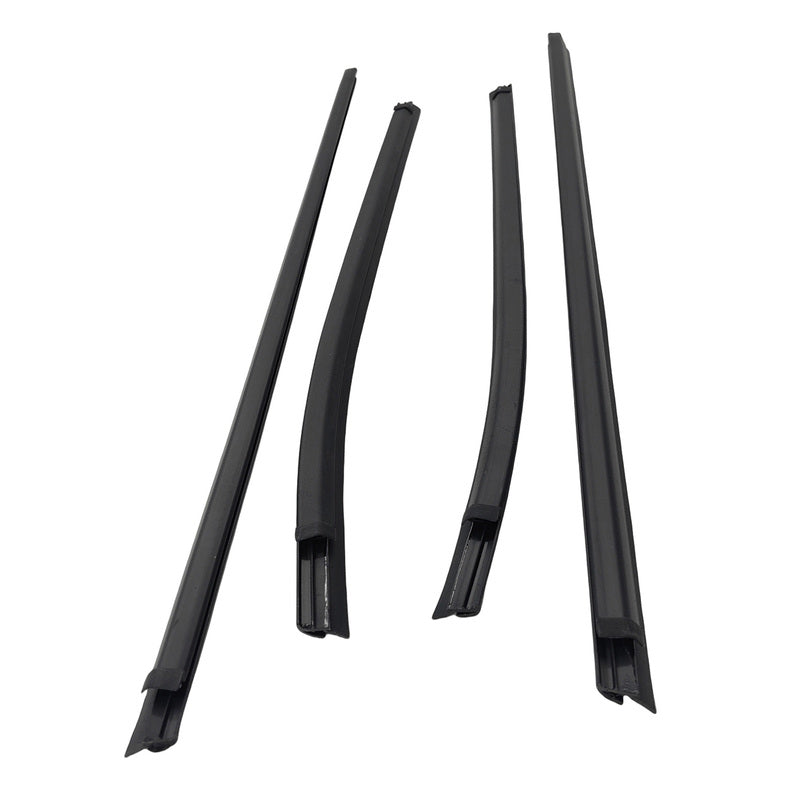 4 x Weatherstrips Rubber Window Seals Fit For Isuzu Dmax 2012-2018