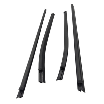 4 x Weatherstrips Rubber Window Seals Fit For Isuzu Dmax 2012-2018