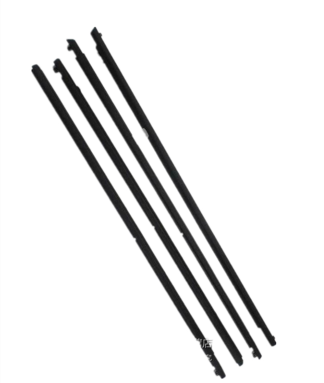 4PCS Weather Strips Window Belt Rubber Seal Mould Trim Moulding Trim Fit For Mazda 3 BK Series Sedan Only