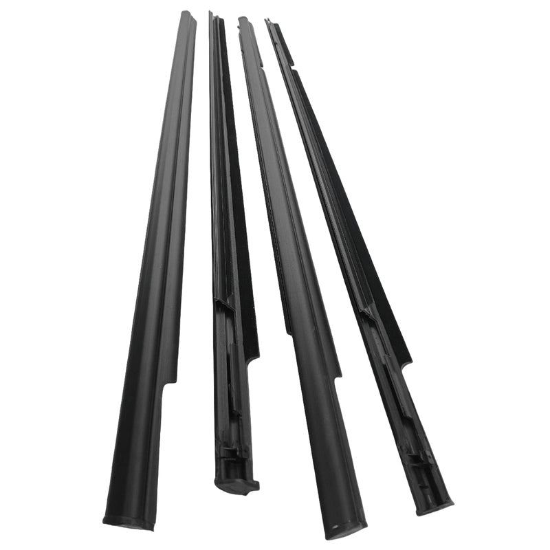 4 Pcs Weatherstrip Seal Belt Moulding Fit For Mitsubishi Lancer 2008-2017