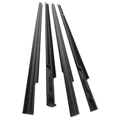 4 Pcs Weatherstrip Seal Belt Moulding Fit For Mitsubishi Lancer 2008-2017