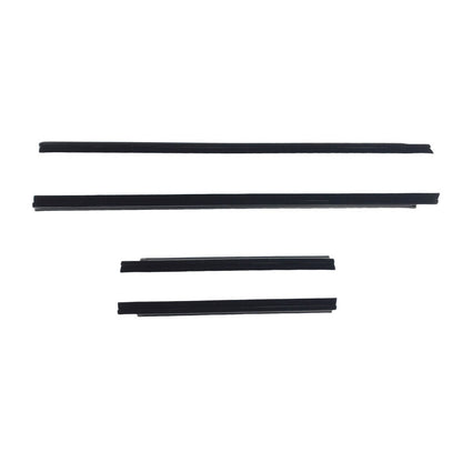 4Pcs Outer Window Seals Moulding Set Fit For Nissan Navara D40 For Mitsubishi Triton 80820EB700 2005-2014
